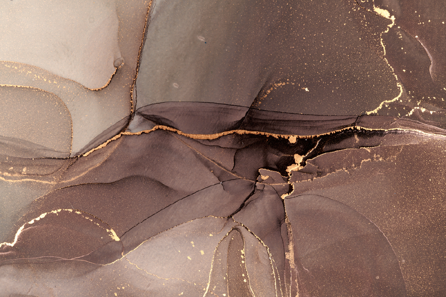 Brown White & Gold Abstract Design Home Decor Premium Quality Poster Print Choose Your Sizes