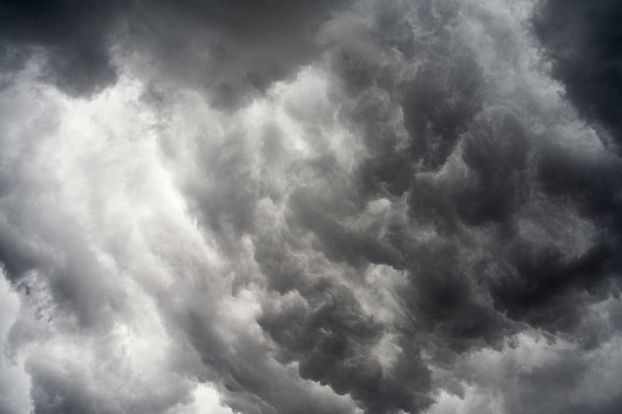 Dark Clouds Abstract Design Print 100% Australian Made