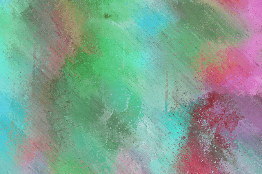 Green Pink & Blue Abstract Design Print 100% Australian Made