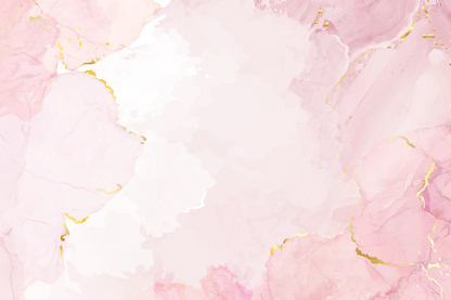 Pink White & Gold Abstract Design Print 100% Australian Made