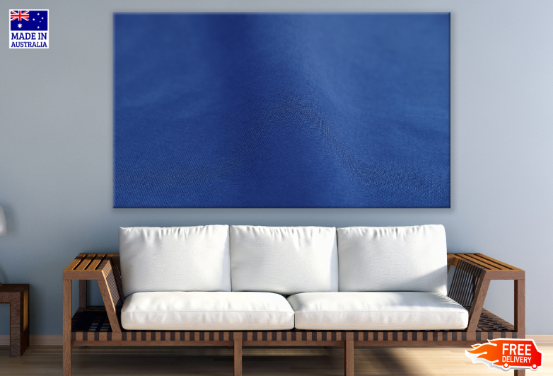 Blue Abstract Design Print 100% Australian Made