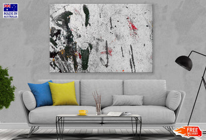 Black & Grey Abstract Design Print 100% Australian Made