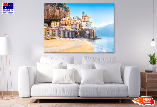 Church & Sea SKy View Photograph Print 100% Australian Made