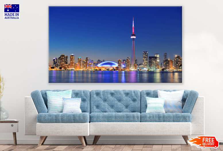 Toronto Sunset Over Lake Print 100% Australian Made