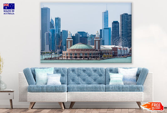 Navy Pier Chicago, Illinois, United States Photograph Print 100% Australian Made