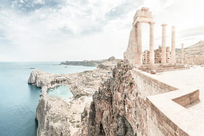 Famous Tourist In Greece View Print 100% Australian Made