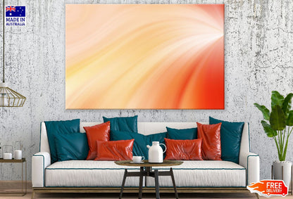 Red Orange Digital Abstract Design Print 100% Australian Made