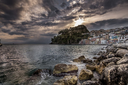 Sea View Parga City Greece Photograph Print 100% Australian Made