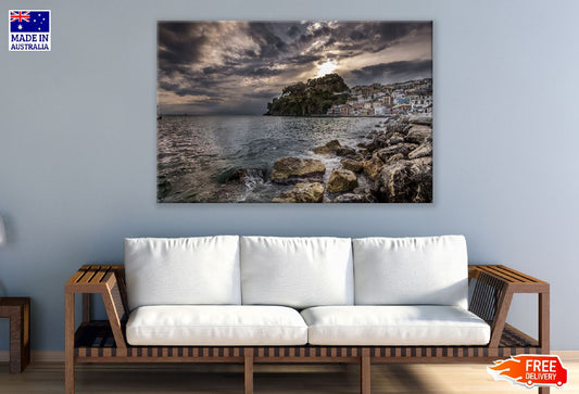 Sea View Parga City Greece Photograph Print 100% Australian Made