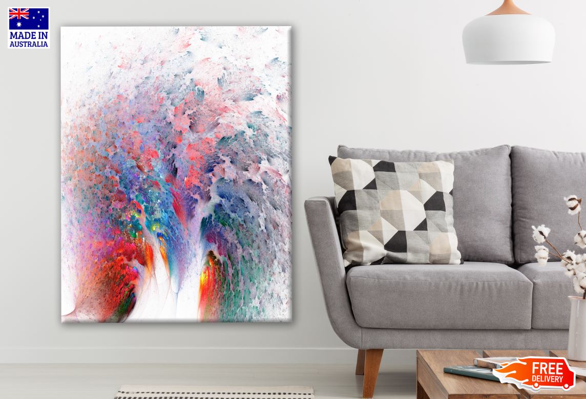 Colorful Abstract Design Print 100% Australian Made