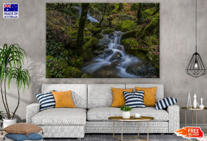 Water Cascades on the Mountain Creek Photograph Print 100% Australian Made