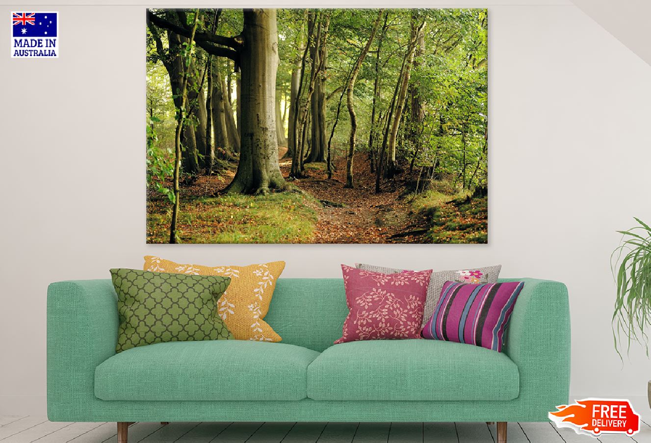 Deep Tree Forest Photograph Print 100% Australian Made