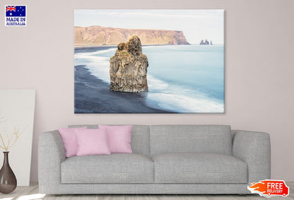 Rock Reynisfjara Beach View Photograph Iceland Print 100% Australian Made
