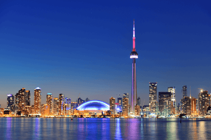 Toronto Sunset Over Lake Print 100% Australian Made