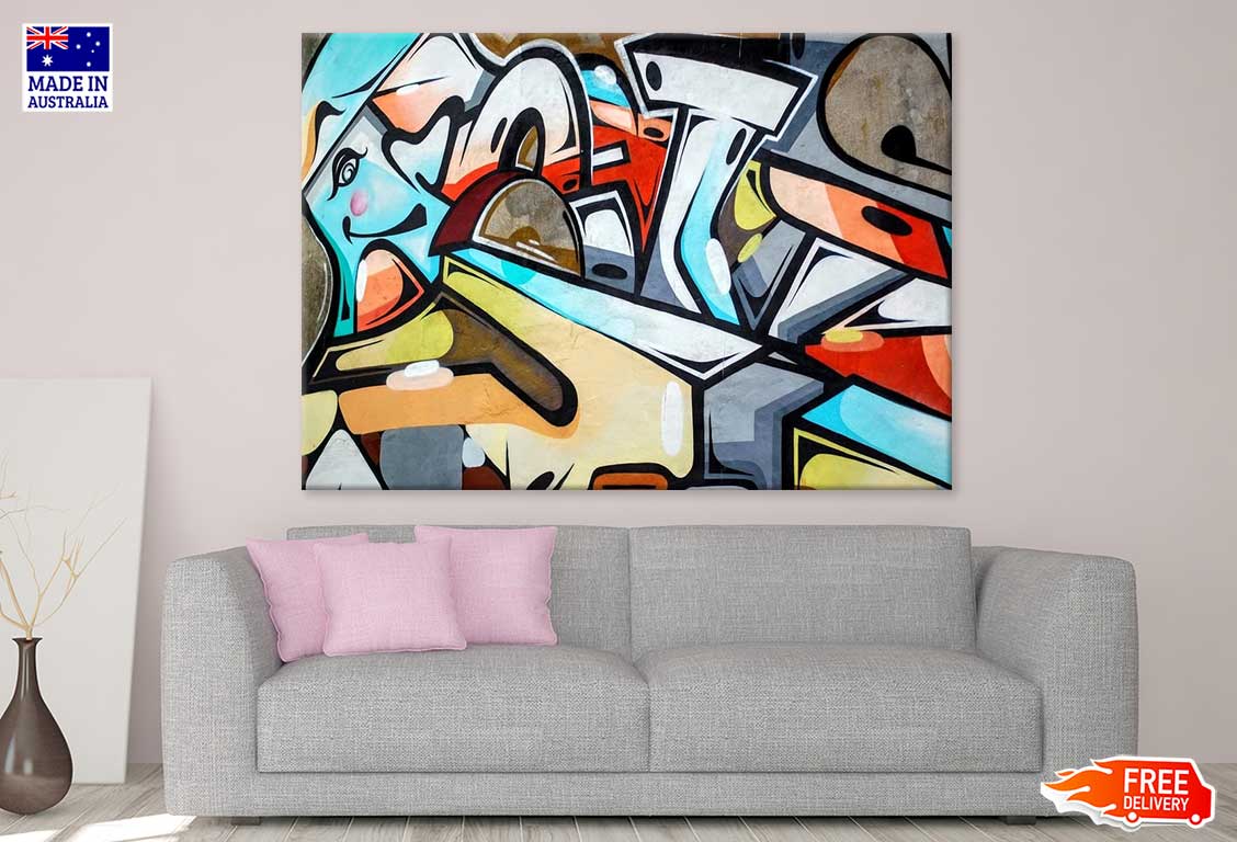 Colorful Wall Art Abstract Design Print 100% Australian Made