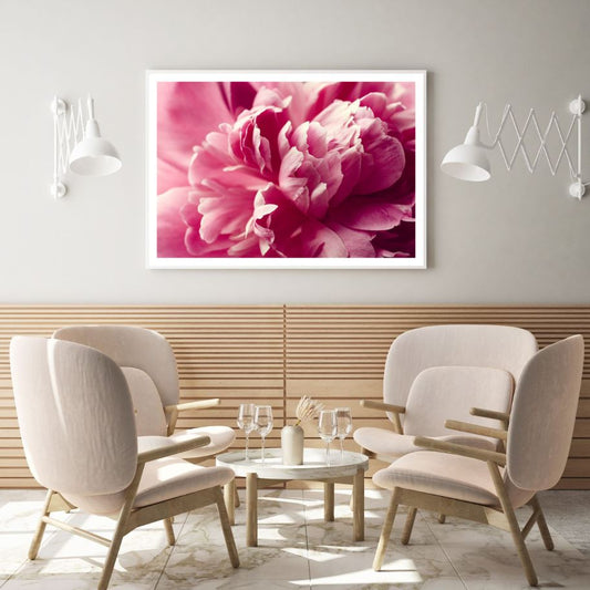 Pink Flower Macro Photograph Home Decor Premium Quality Poster Print Choose Your Sizes