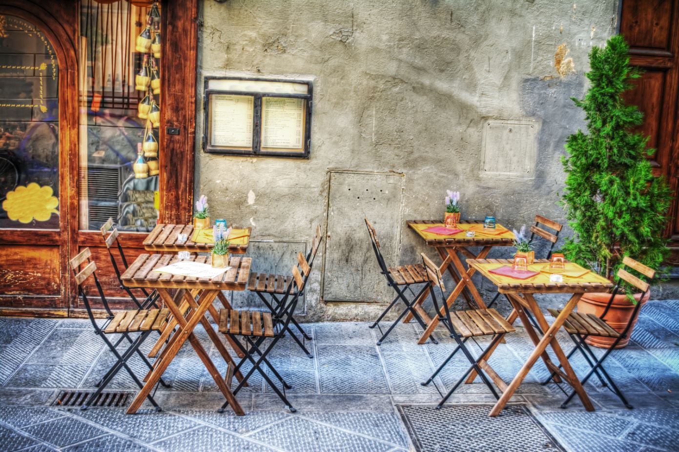 Cafe Painting Print 100% Australian Made