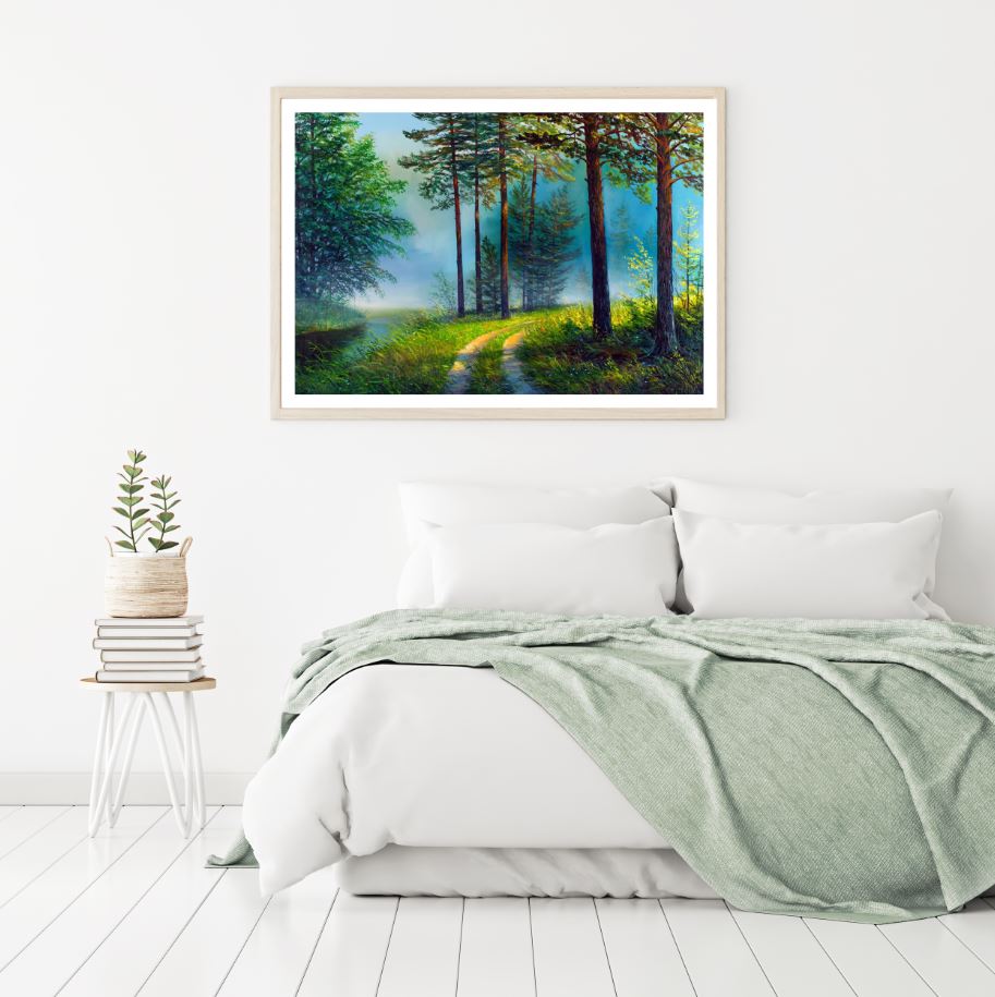 Nature Scenery Oil Painting Home Decor Premium Quality Poster Print Choose Your Sizes