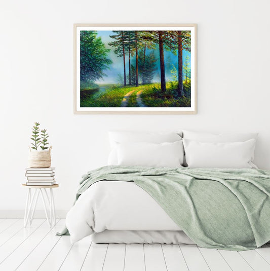 Nature Scenery Oil Painting Home Decor Premium Quality Poster Print Choose Your Sizes