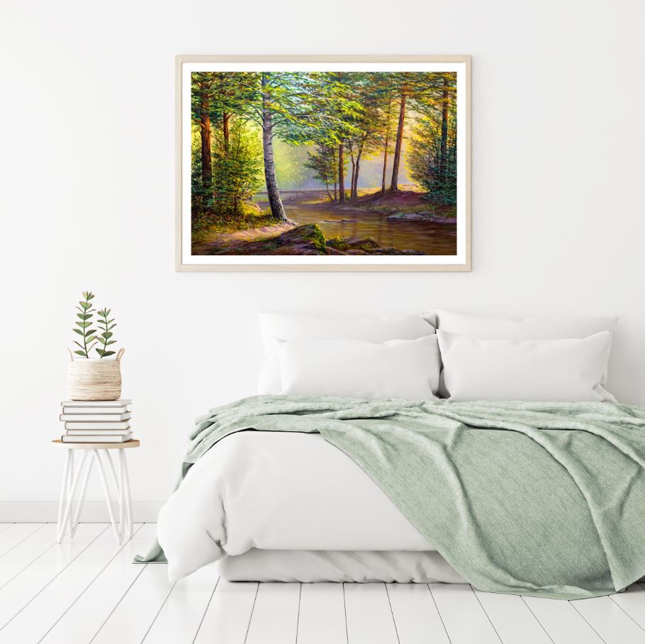 Nature Scenery Oil Painting Home Decor Premium Quality Poster Print Choose Your Sizes