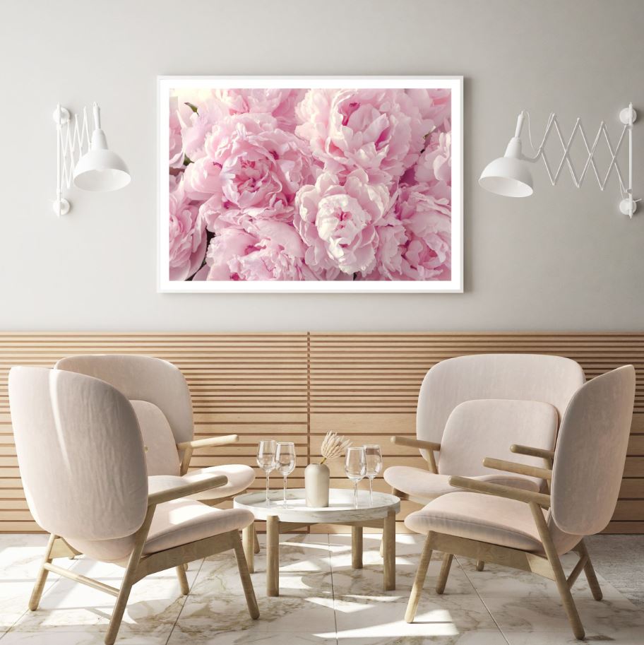 Pink Flowers Macro Photograph Home Decor Premium Quality Poster Print Choose Your Sizes