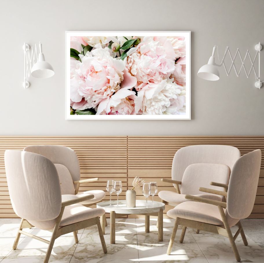 Pink Flowers Macro Photograph Home Decor Premium Quality Poster Print Choose Your Sizes
