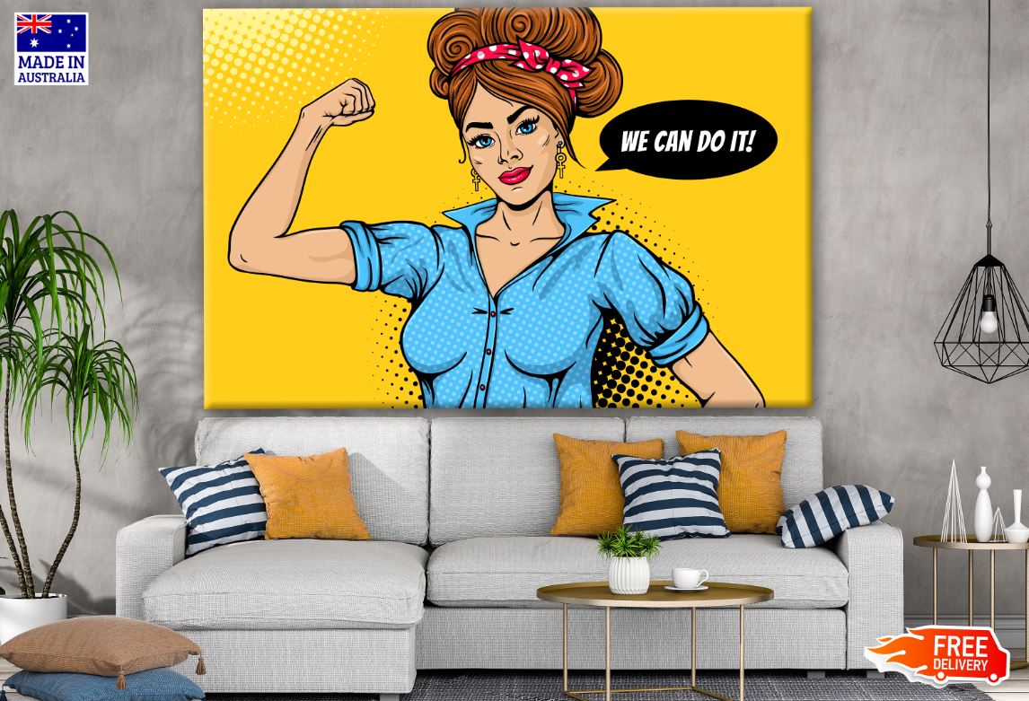 Motivated Fashion Lady Art Print 100% Australian Made