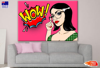 Lady with Glasses Art Print 100% Australian Made