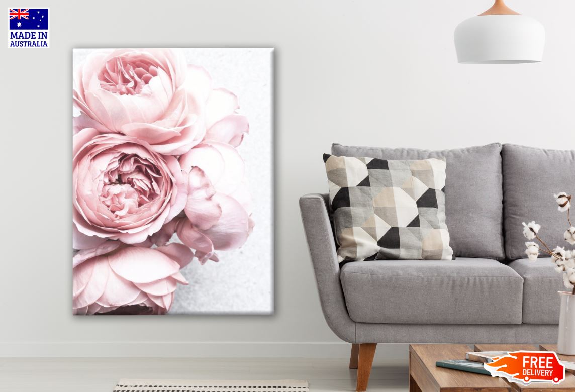 Pink Flowers Closeup Photograph Print 100% Australian Made
