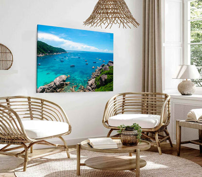 Bella Home Similan Tropical Island Thailand Print Canvas Ready to hang