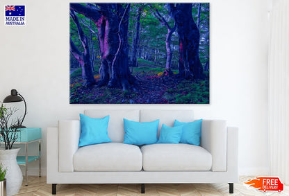 Deep Forest Oil Painting Print 100% Australian Made