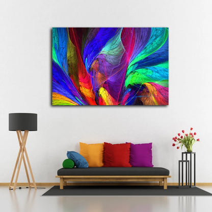 Colorful Abstract Fractal Design Acrylic Glass Print Tempered Glass Wall Art 100% Made in Australia Ready to Hang