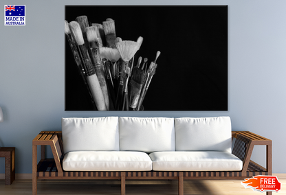 Painting Brush B&W Photograph Print 100% Australian Made