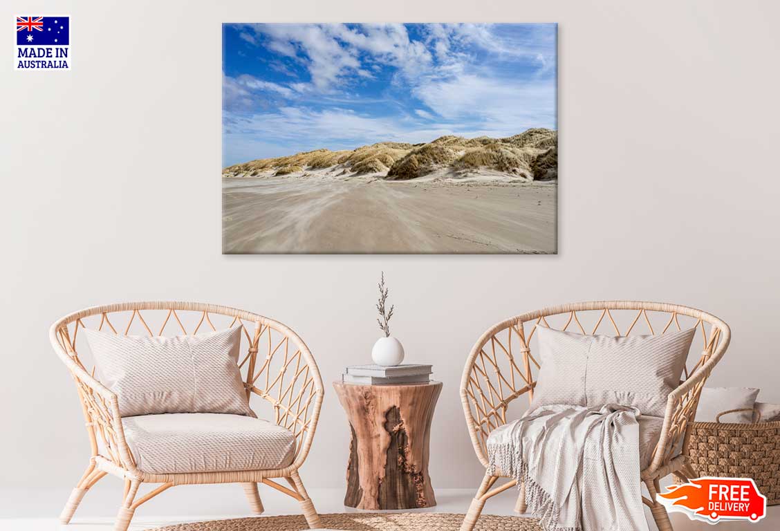 Danish Coast & Beach Line View in Gronhoj Print 100% Australian Made