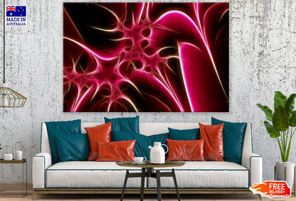 Pink Digital Abstract Design Print 100% Australian Made