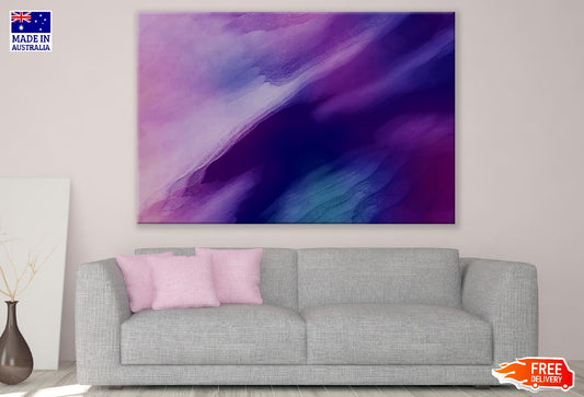 Pink & Blue Abstract Design Print 100% Australian Made