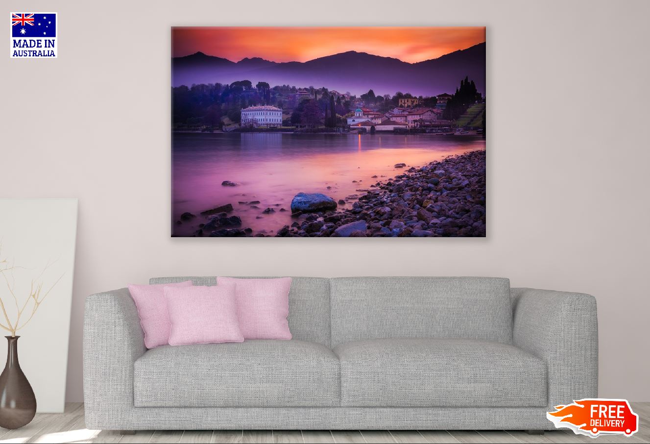San Giovanni in Italy Sunset Photograph Print 100% Australian Made