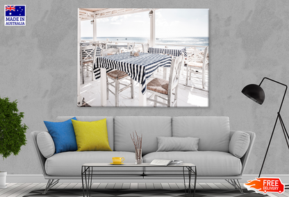View Over Traditional Greek View Print 100% Australian Made