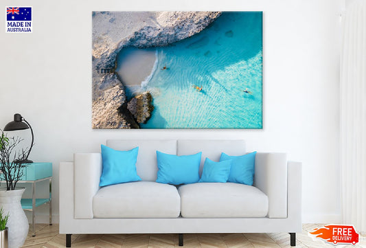 Triple Steps Sea View Photograph Aruba Print 100% Australian Made