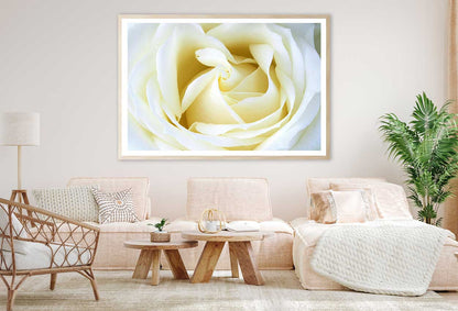 White Rose Petals Closeup View Home Decor Premium Quality Poster Print Choose Your Sizes