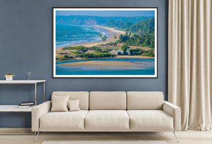 Tropical Sandy Beach on North Goa Photograph Home Decor Premium Quality Poster Print Choose Your Sizes
