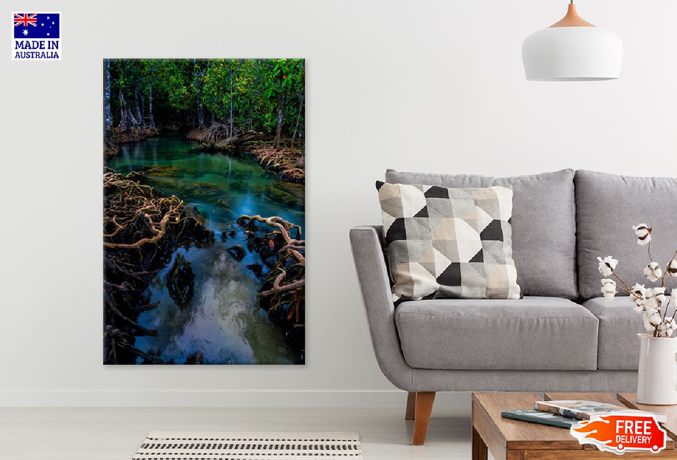 Mangrove Forest Photograph Krabi Thailand Print 100% Australian Made