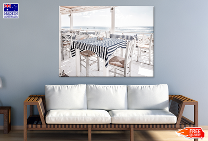View Over Traditional Greek View Print 100% Australian Made