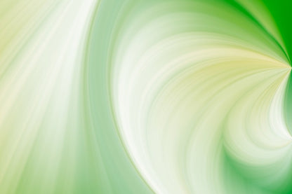 Green & White Abstract Design Print 100% Australian Made