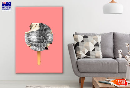 Disco Light Shaped Ice Cream Print 100% Australian Made