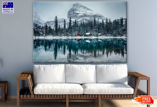 Stunning Snow Landscape View Photograph Print 100% Australian Made