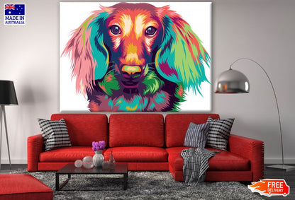 Dog Portrait Abstract Design Print 100% Australian Made