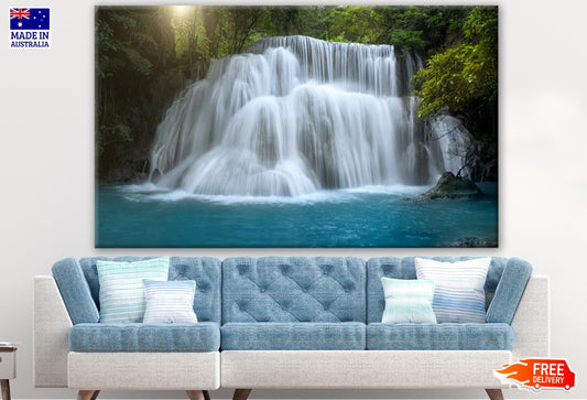 Stunning Waterfall in Forest Photograph Print 100% Australian Made