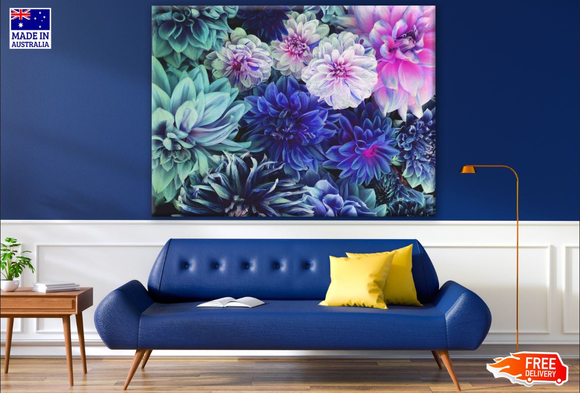 Colourful Flower Tree Photograph Print 100% Australian Made