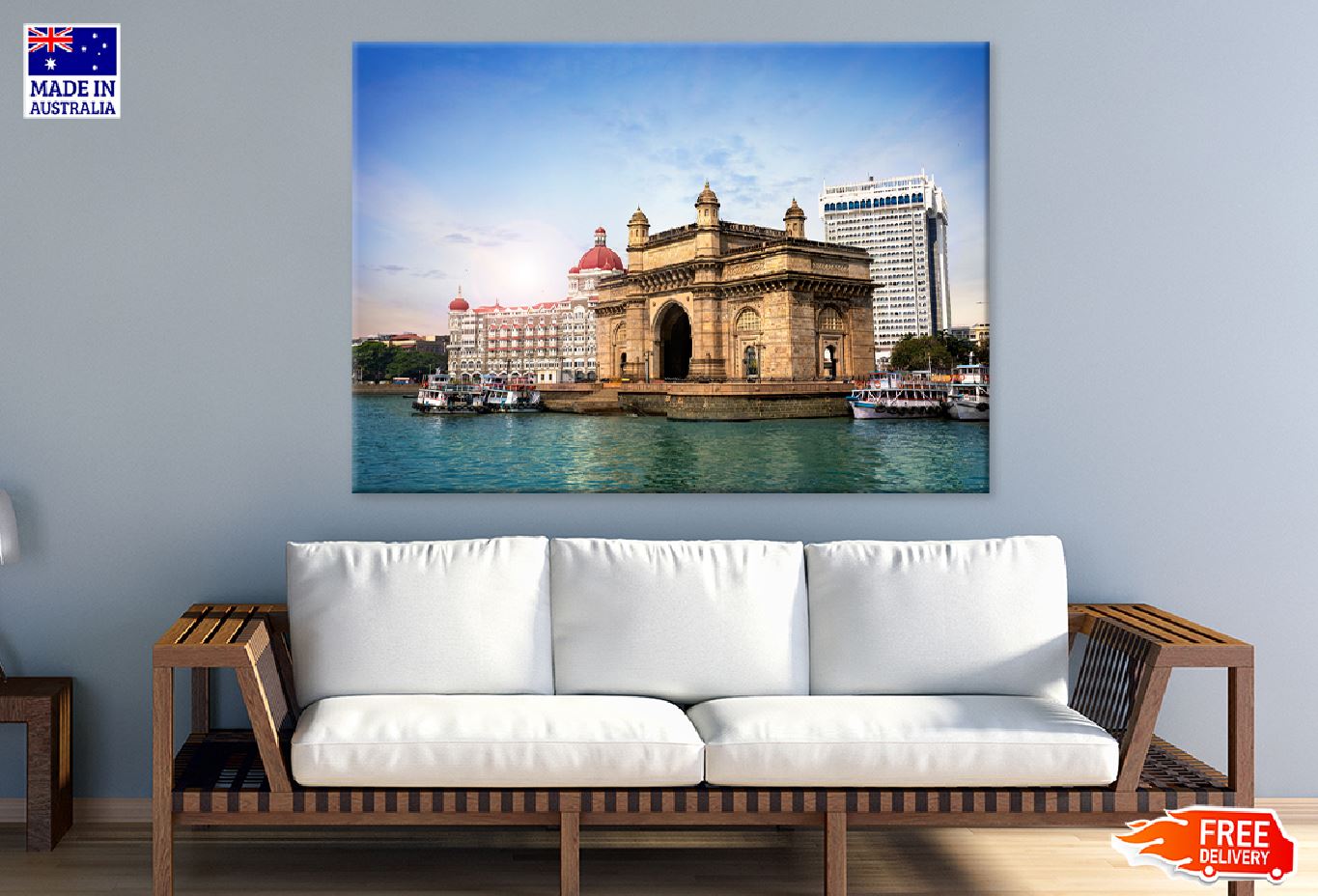 Mumbai City Gateway Photograph Print 100% Australian Made